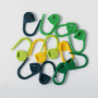 Knitpro Steekmarkeerders Plastic met slot Ass. kleuren