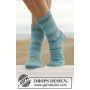 Blue Notes by DROPS Design - Breipatroon sokken - maat 35/37 - 41/43