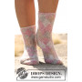 Fair and Square by DROPS Design - Breipatroon sokken met vierkant patroon - maat 35/37 - 41/43