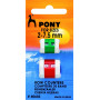 Pony Stappenteller / Speldenteller 2-7,5mm - 2 stuks