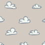 Katoen popeline Wolken 150cm 008 - 50 cm