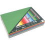 Gekleurd Karton, diverse kleuren, A3, 297x420 mm, 180 gr, 300 div vellen/ 1 doos