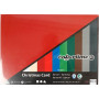 Kerst karton, diverse kleuren, A3, 297x420 mm, 180 gr, 300 div vellen/ 1 doos