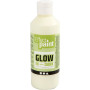Glow in the Dark, fluorescerende geel, 250 ml/ 1 fles