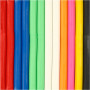 Boetseerklei, diverse kleuren, afm 13x6x4 cm, 8x500 gr/ 1 doos