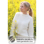Provence Dream by DROPS Design - Blouse breipatroon maat. S - XXXL