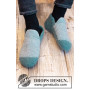 Good Morning Slippers van DROPS Design - Slippers Breipatroon maat 35/37 - 44/46