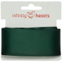 Infinity Hearts Satijn Lint Dubbelzijdig 38mm 593 Legergroen - 5m