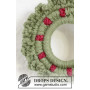 Winterberry by DROPS Design - Kerstkrans haakpatroon 8.5 cm