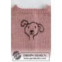 Woof Woof Sweater van DROPS Design - Baby Trui Breipatroon maat 0/1 maand - 3/4 jaar