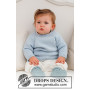 Dream in Blue van DROPS Design - Baby Blouse Breipatroon maat 0/1 maand - 3/4 jaar