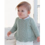 Sweet Ivy van DROPS Design - Baby Blouse Breipatroon maat 0/1 maand - 5/6 jaar