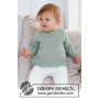 Little Pea van DROPS Design - Baby Blouse Breipatroon maat 0/1 maand - 5/6 jaar