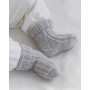 Little Pearl Socks van DROPS Design - Baby Sokjes Breipatroon maat 0/1 maand - 3/4 jaar
