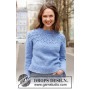 Rain Romance Sweater by DROPS Design - Blouse Breipatroon maat. S - XXXL