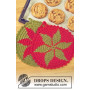 Santa's Recipe by DROPS Design - Haakpatroon pannenlap met sterpatroon 24cm - 2 stk