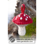 Fairy Garden by DROPS Design - Haakpatroon kerstpaddenstoel 9cm