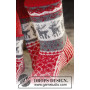 Christmas Stampede by DROPS Design - Breipatroon sokken met Scandinavisch patroon - maat 26/28 - 41/43