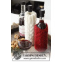 Giet op de charme! van DROPS Design - Breipatroon voor een gezellige fles van 0,75 l - 2 stuks