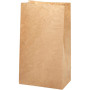 Papieren zakken, bruin, afm 9x15 cm, H: 27 cm, 50 gr, 100 stuk/ 1 doos