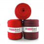 Hoooked Zpagetti Textielgaren Unicolor 51 Bordeauxrode Tint - 1 stk