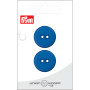Prym platte plastic knop blauw 23mm - 2 stuks