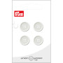 Prym Plastic Knop Wit 15mm - 4 stuks