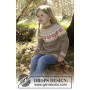 Prairie Fairy Jumper by DROPS Design - Breipatroon trui met Scandinavisch patroon - maat 3/4 - 11/12 jaar