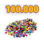 Hama Midi kralen mix - 100.000 stuks.