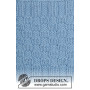 Bluebeard by DROPS Design - Breipatroon muts en halswarmer - maat 12/18 maanden - 7/10 jaar