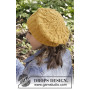 Little Sunshine by DROPS Design - Breipatroon baret met blaadjespatroon - maat 2/3 - 4/6 jaar