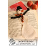 Frosty the Bookman by DROPS Design - Haakpatroon boekenlegger