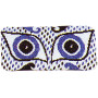 Borduurpakket voor de koningin - Athene brillenkoker blauw 10 x 17 cm - Ontwerp van koningin Margrethe II