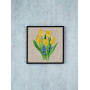 Permin borduurset Gele tulpen R5796 30x30cm