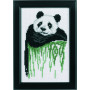 Permin borduurpakket Panda 14x19cm