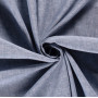 Linnen/katoen gemêleerde stof 145cm 006 Blauw grijs - 50cm