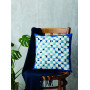 Permin borduurset Blauwe vierkantjes 38x38cm