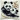 Permin borduurpakket Stramaj met garen panda's 40x40cm