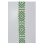 Tassenband katoen/polyester 38mm Natuurlijk/Groen - 50 cm