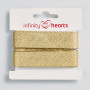 Infinity Hearts Lurex biaisband 40/20mm 02 Goud