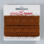 Infinity Hearts Kantband Polyester 25mm 4 Bruin - 5m