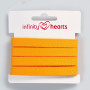 Infinity Hearts Visgraatband Katoen 10mm 55 Licht Oranje - 5m