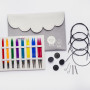 KnitPro Trendz Verwisselbare Acryl Circulaire Naaldenset 60-80-100 cm 3,5-8 mm 8 maten Deluxe
