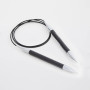 KnitPro Karbonz Asymmestric rondbreinaalden Karbonz 25 cm 3,25mm