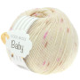 Lana Grossa Cool Wool babygaren print 353 Raw White/Syren/Pink/Berry