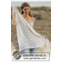Ethereal Bliss by DROPS Design - Breipatroon omslagdoek 130x65cm