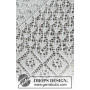 First Frost by DROPS Design - Breipatroon omslagdoek met kantpatroon 140x76cm